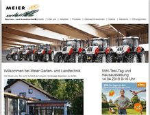 Tablet Screenshot of landtechnik-meier.de